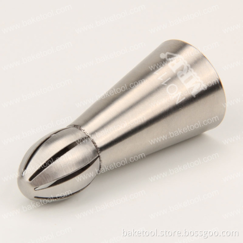New Stainless Steel Russian Tulip Small Sphere Ball Icing Piping Tips Cake Decorating Nozzles#NO111